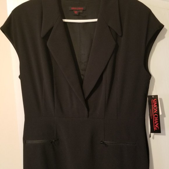 Simon Chang black dress - Picture 2 of 4